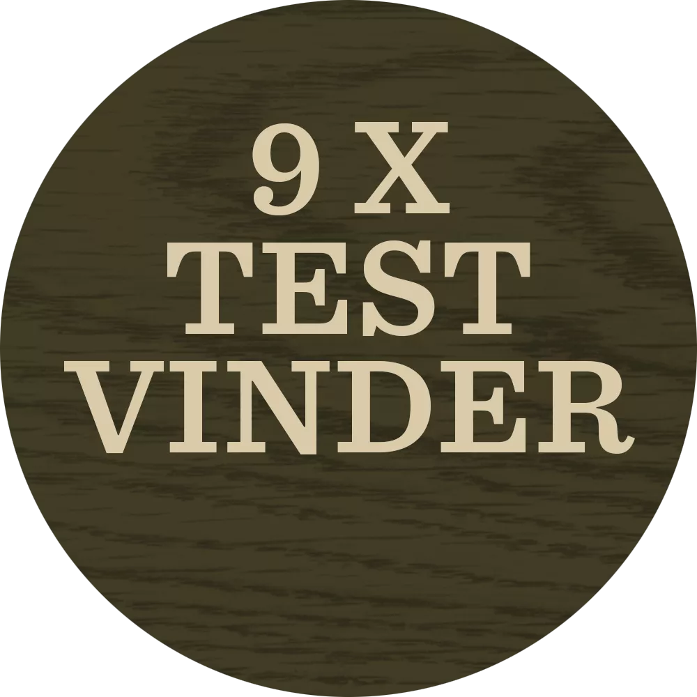 9 x Testvinder 9 x Testvinder