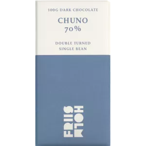 Chokolade Chuno Triple Turned 70 %, Friis-Holm, 100 gram