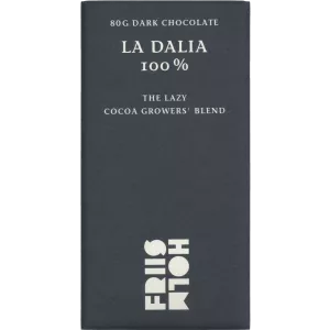 Chokolade La Dalia 100 %, Friis-Holm, 80 gram